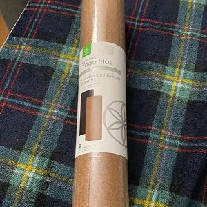 GAIAM Cork-Style Yoga Mat in Natural Brown